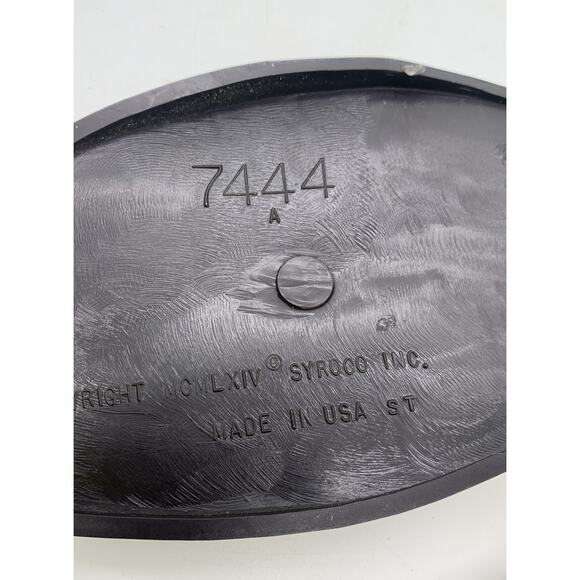 Vtg MCM Pair Syroco 7444 Gold Poppy Flower Wall Hanging Decor 1964 Read - Picture 14 of 14